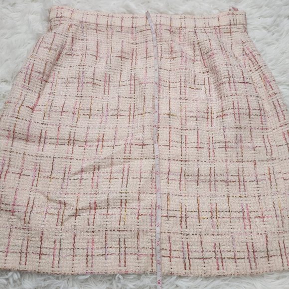 Escada tweed plaid print skirt - Picture 6 of 6